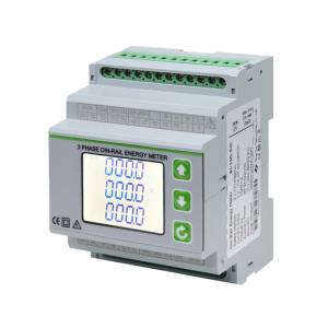 19D-34C Three Phase Energy Meter din rail