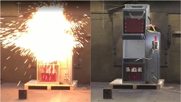 arc flash in switchgear