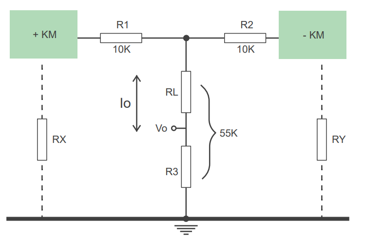 working principle of ZJJ series DC Ground Fault Detector Busbar inuslation monitoring relay