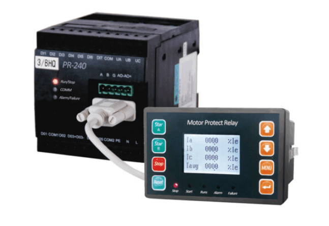Intelligent motor protection relay for motor stall protection