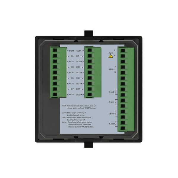 ALM fault annunciator terminal port