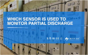 Which sensor is used to monitor partial discharge